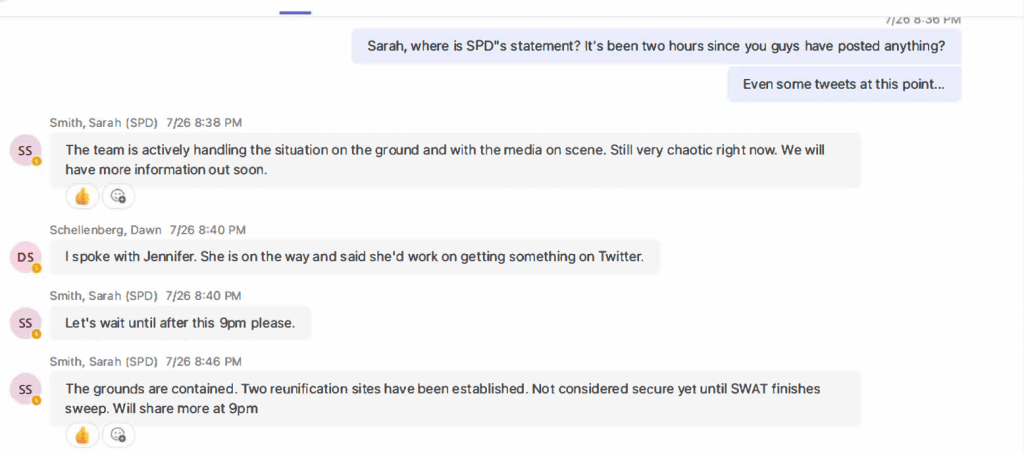 Messages Show SPD Primarily Responsible for Information Gap After Bite of Seattle Shooting